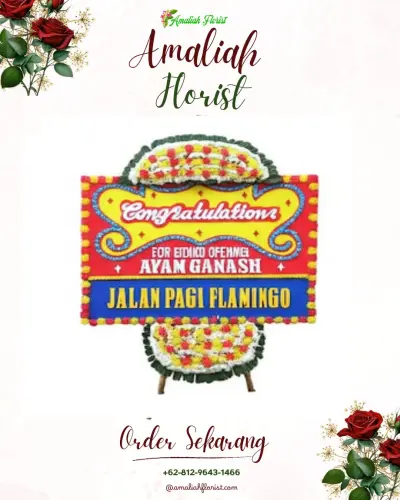 Bunga Papan Congratulation di Oetete